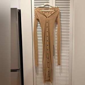 Proenza Schouler Beige Sheer Dress